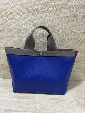 HERVE CHAPELIER pebbled leather tote